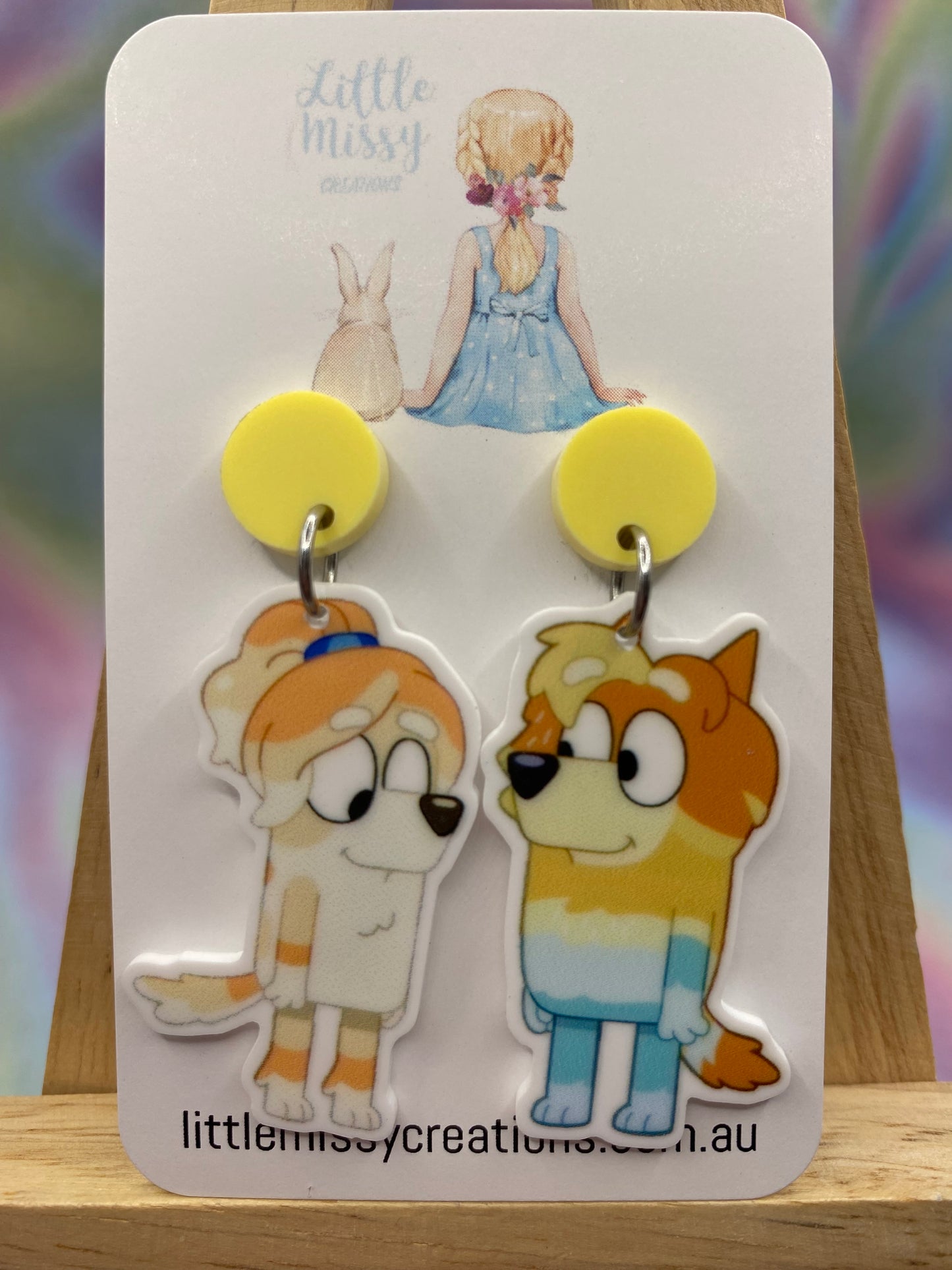 Yellow Top Frisky and Rad Dangles