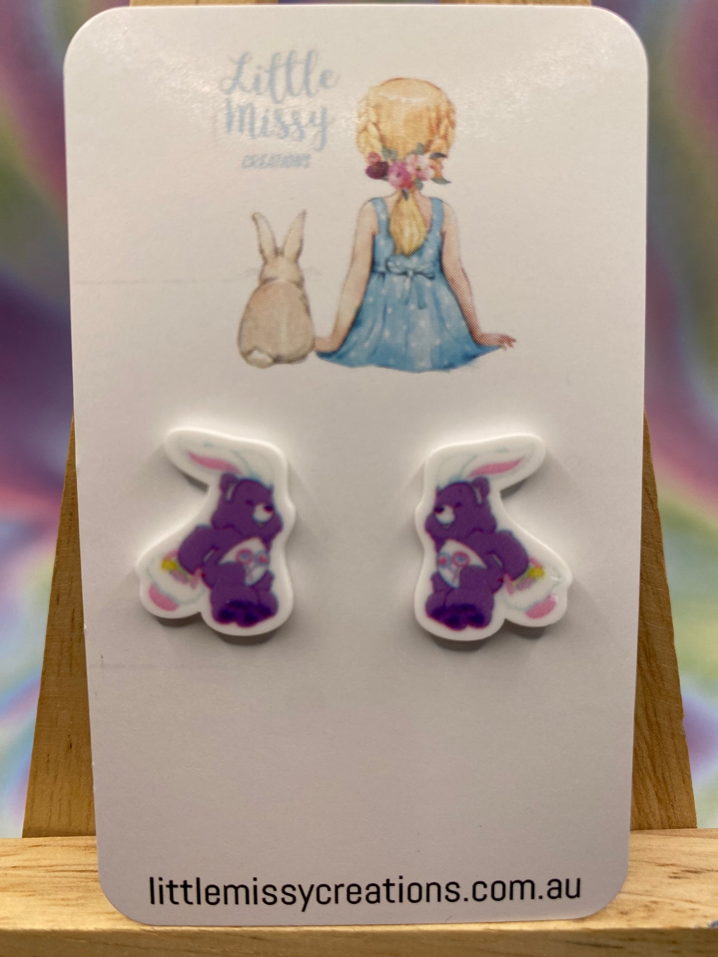 Bunny Carebear Studs