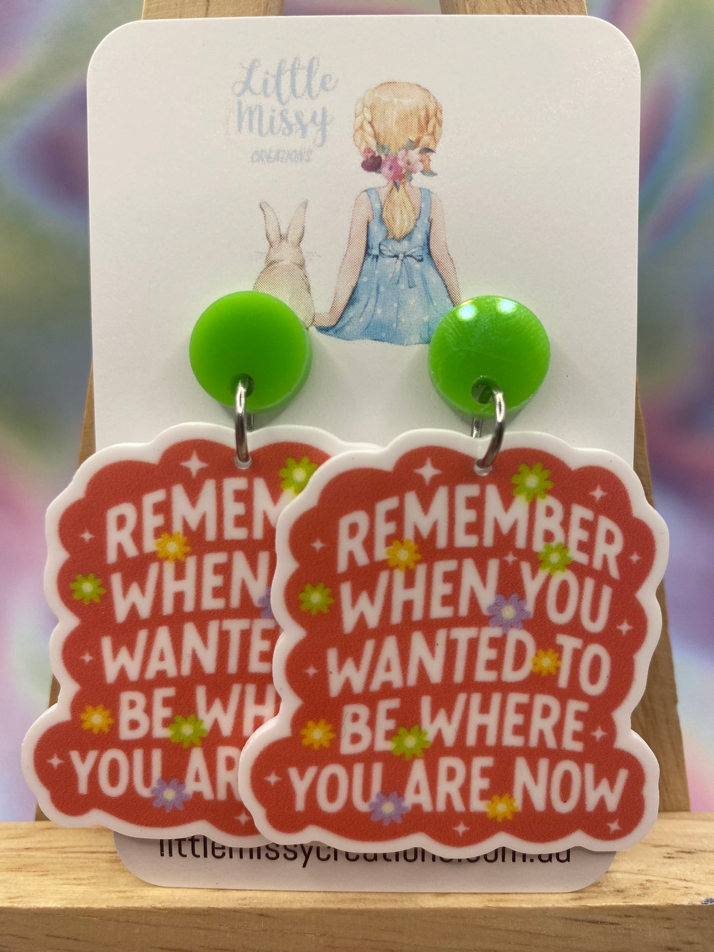 Remember when you wanted to be where you are now! Dangles