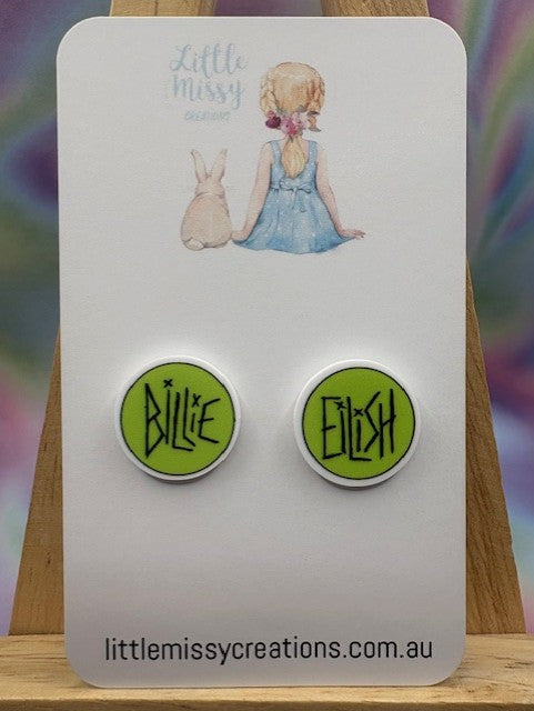 Billie Eilish Studs