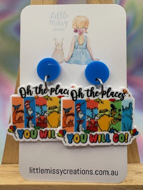 Oh The Places You Will Go! Dangles