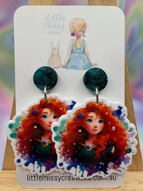 Princess Merida - Brave Dangles