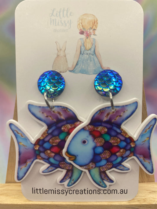 Rainbow Fish Dangles