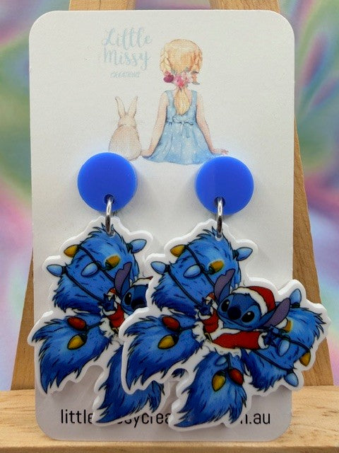 Stitch XMAS Dangles