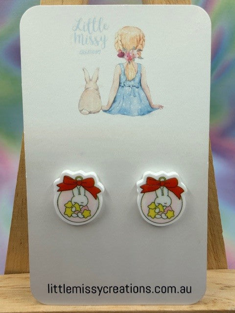 Miffy XMAS Studs