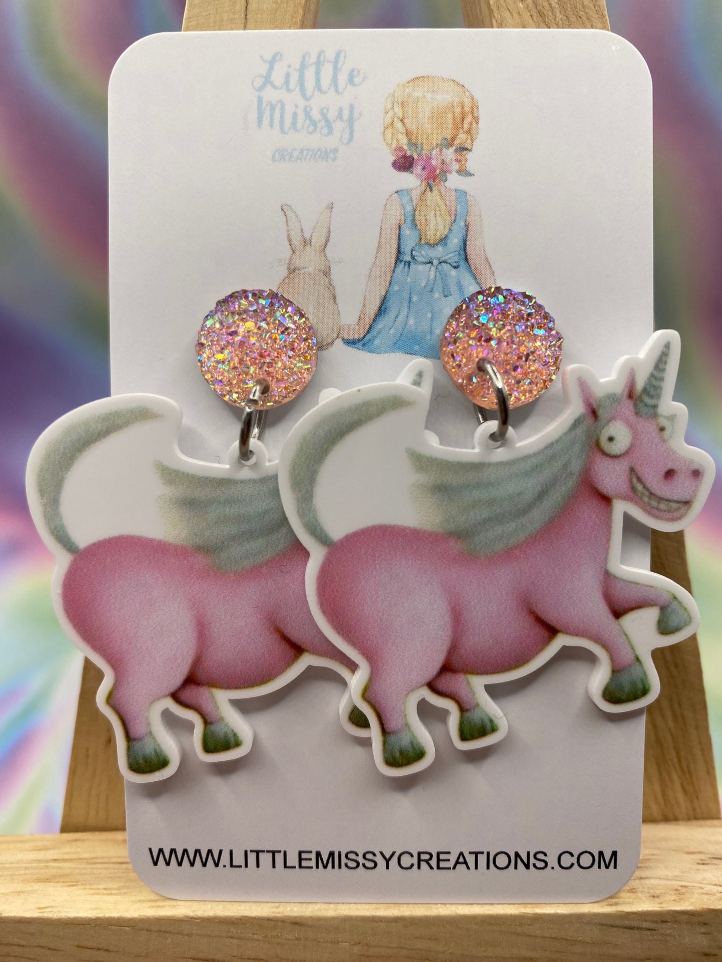 Thelma Unicorn Dangles