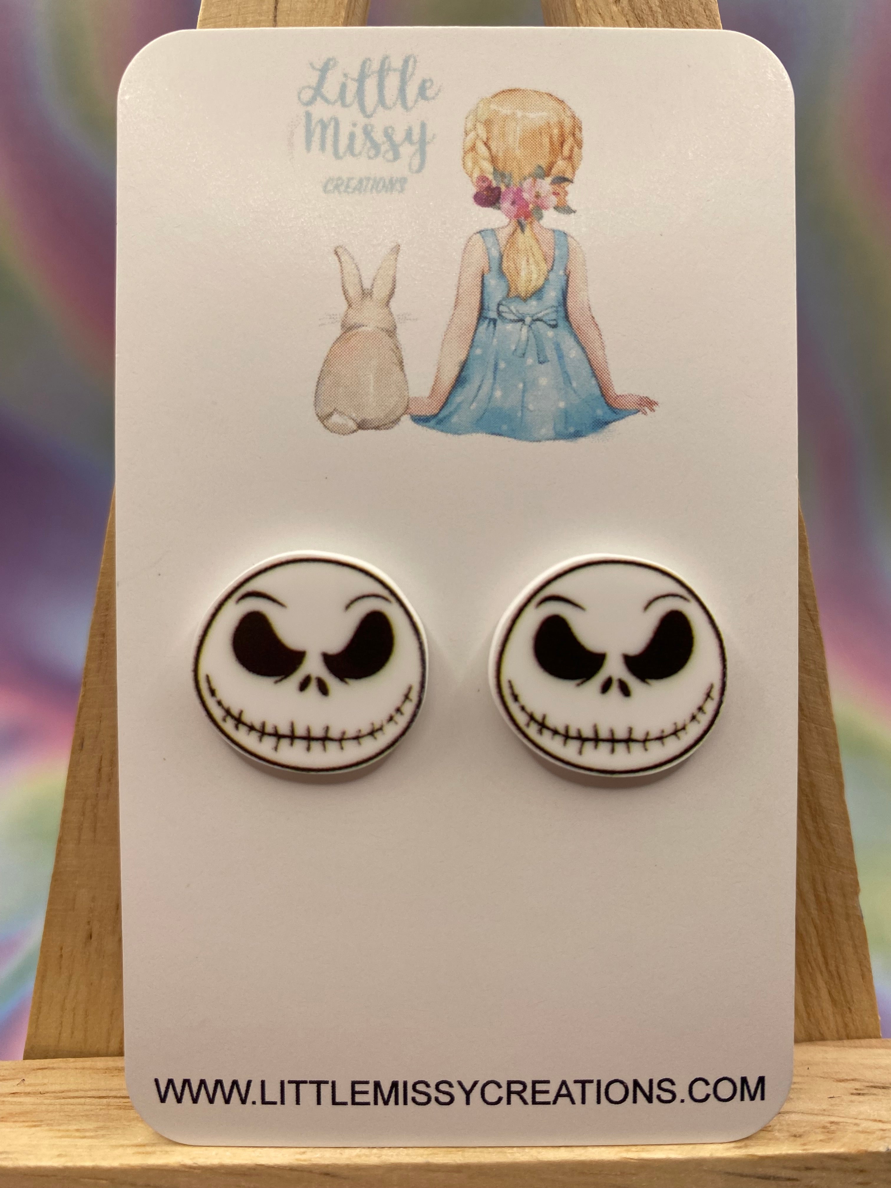 Jack Skeleton Studs – Little Missy Creations