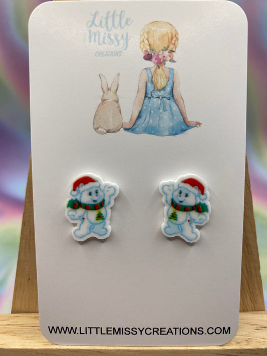 Christmas Care Bear Studs