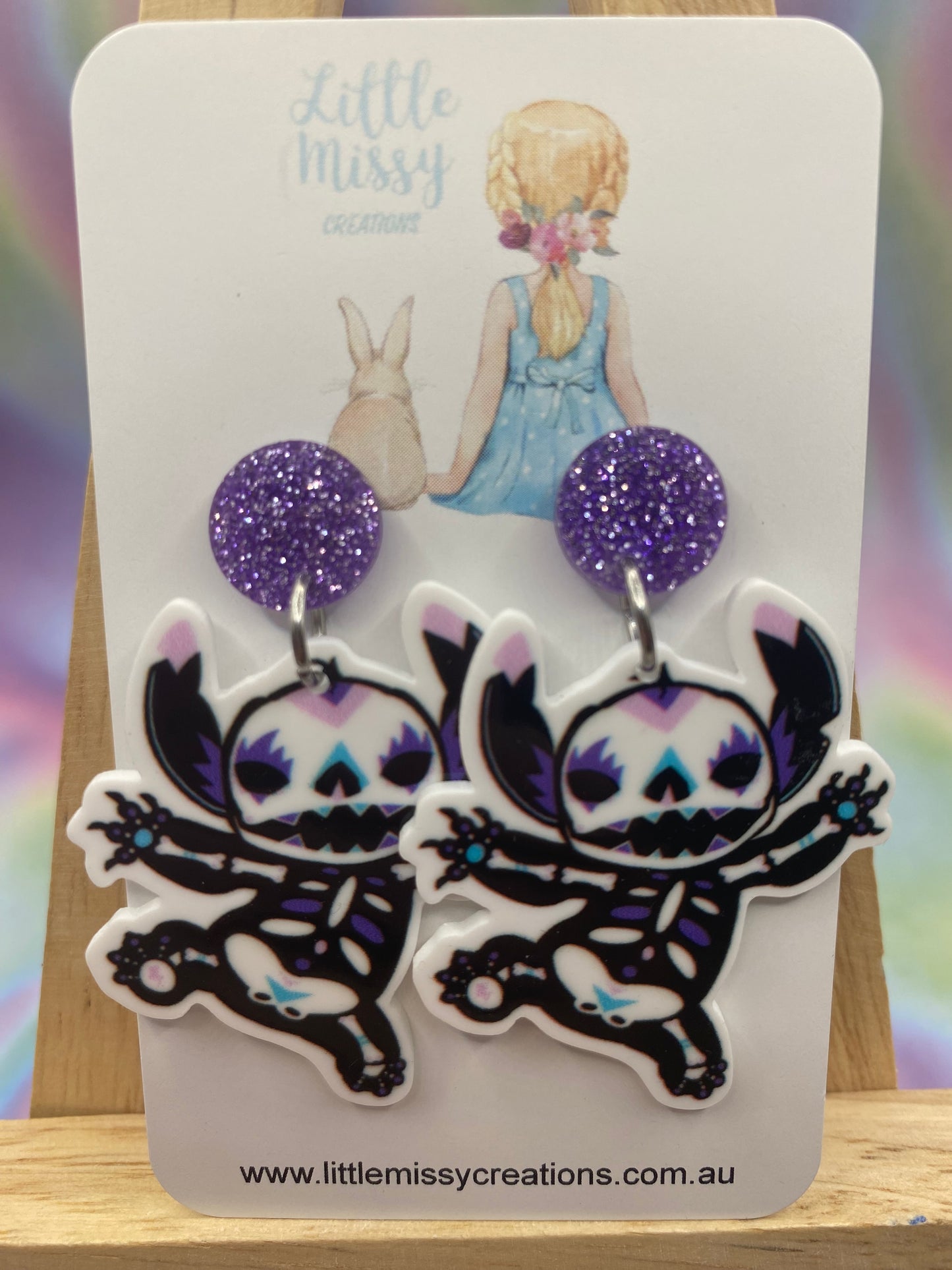 Stitch Skelleton Dangles