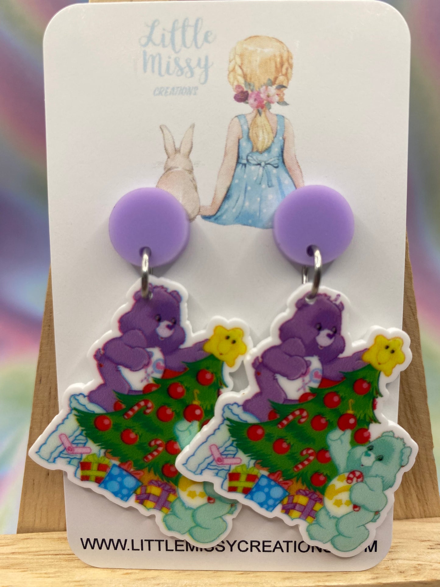 Carebear Christmas Dangles