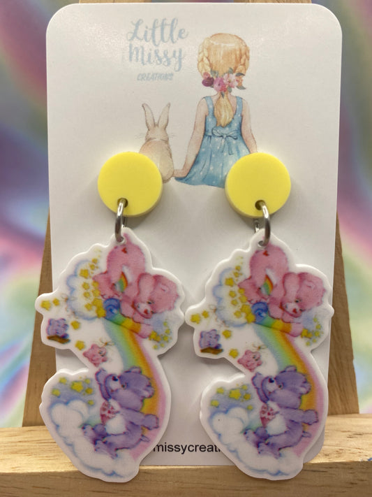 Care Bear Yellow Dangles