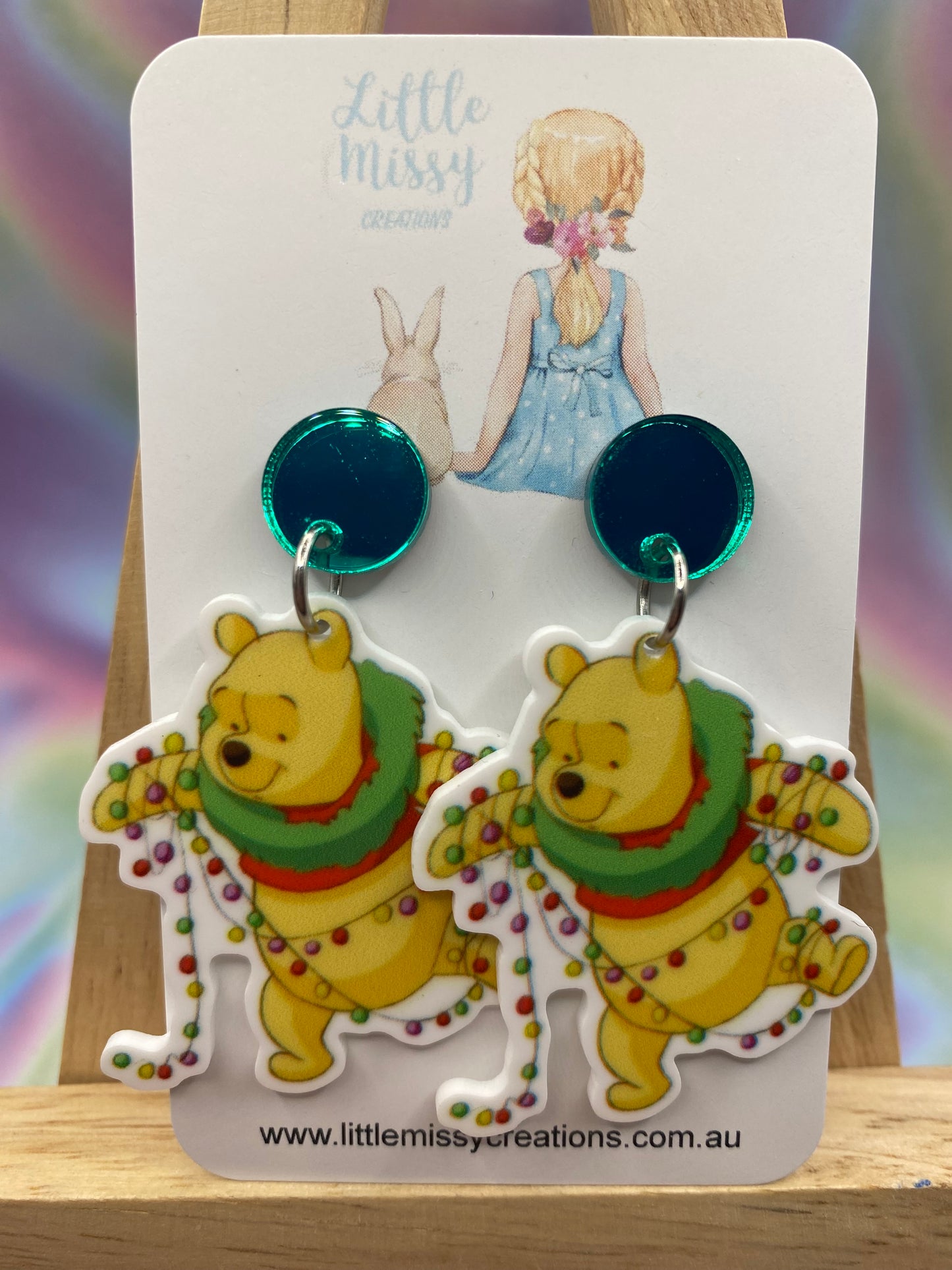 Christmas Pooh! Dangles