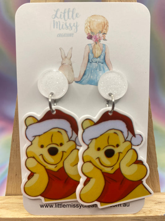 Christmas Pooh Dangles