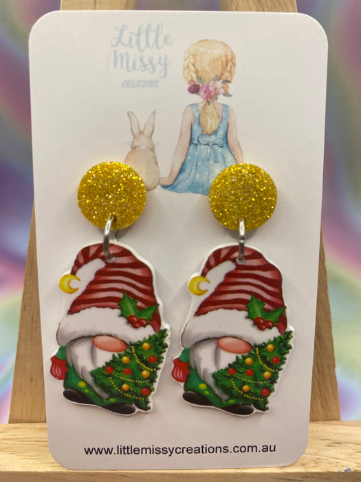 Christmas Gnome Dangles