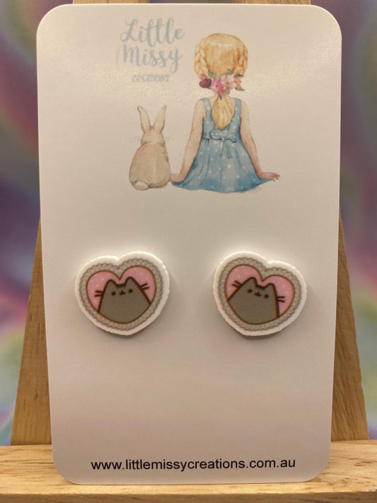 Pusheen Studs