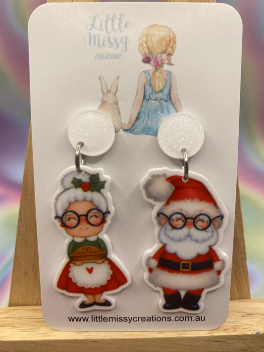 Mr and Mrs Claus Dangles