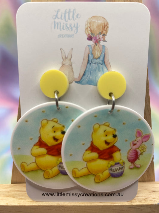 Pooh and Piglet Dangles