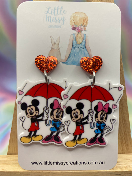 Mickey and Minnie Dangles