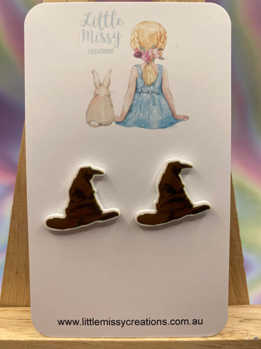 Wizard Hat Studs