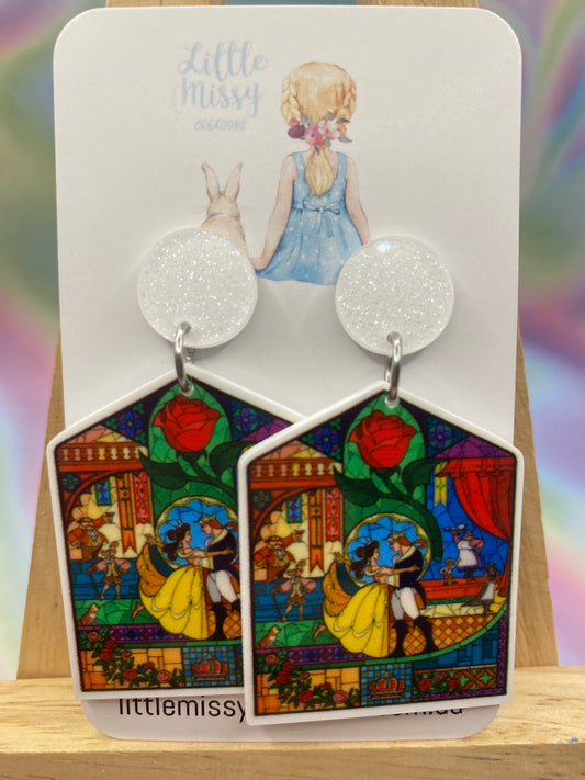 Beauty and the Beast Dangles