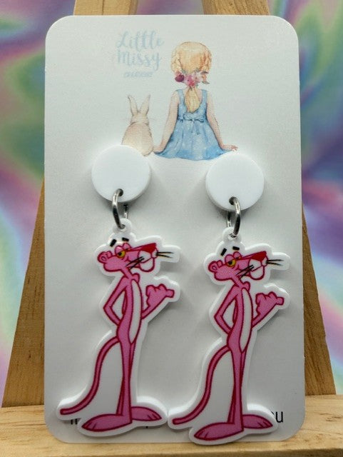Pink Panther Dangles