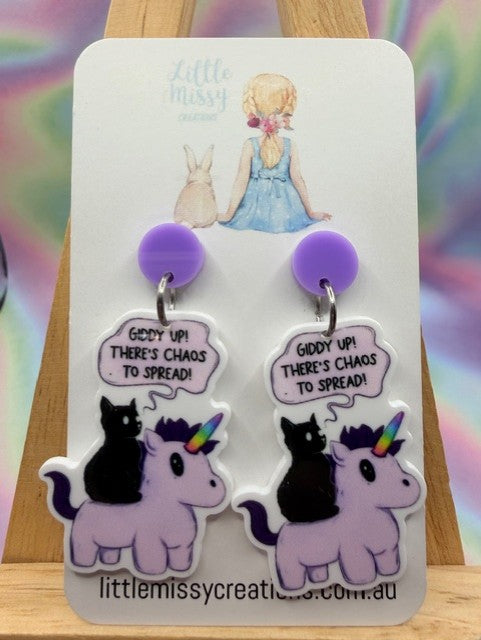 Giddy Up! There's Chaos to Spread Dangles