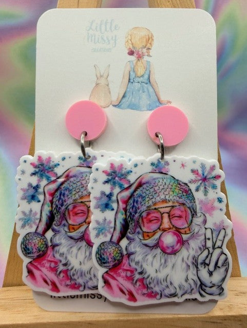 Santa Bubble gum Dangles