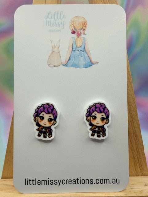 KPop Demon Hunters Rumi Studs