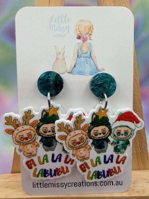 FA LA LA LA Labubu Dangles