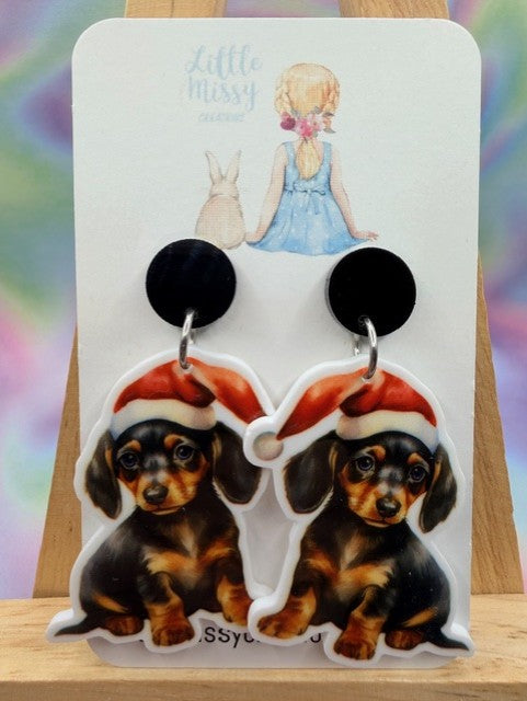 Sausage Dog XMAS Dangles