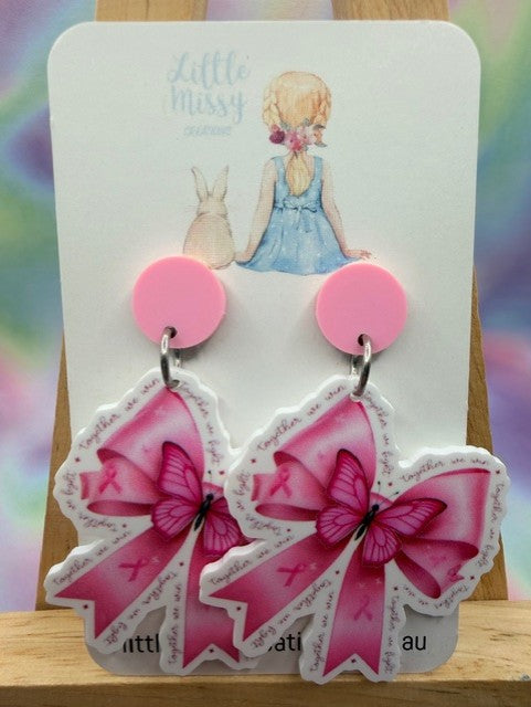 Christmas Bow Dangles