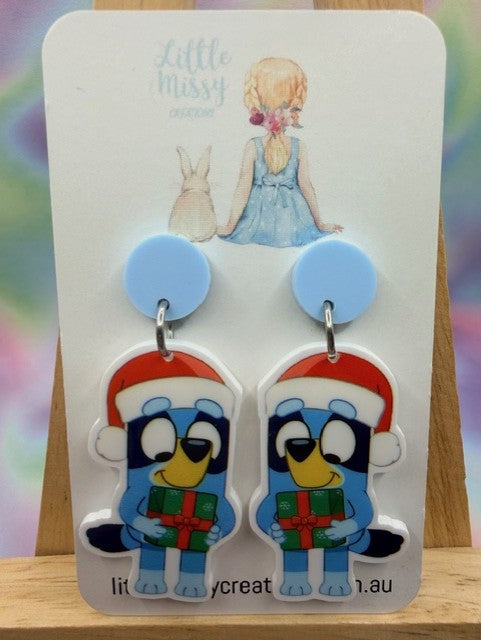 Christmas Bluey Dangles