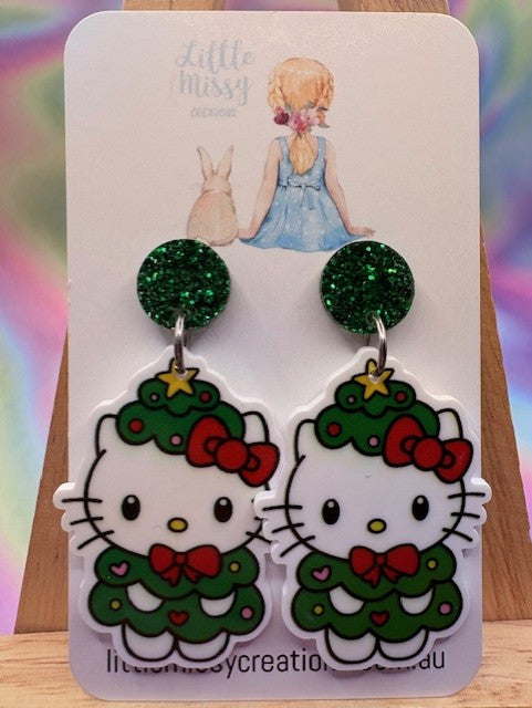 Christmas Hello Kitty Dangles