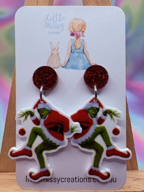 Grinch Dangles