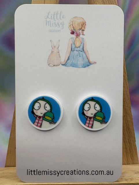 Sarah and Duck Studs