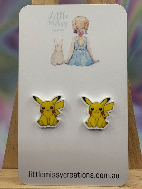 Pikachu Studs
