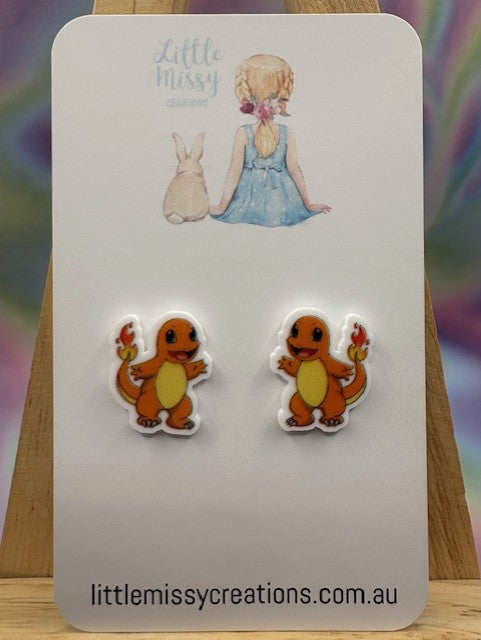 Charmander Studs