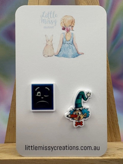 Mr Squiggle and Blackboard Studs