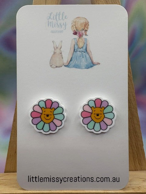 Pooh Petal Studs