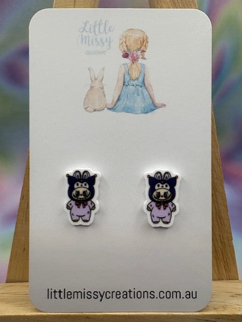 Labubu Kuromi Studs