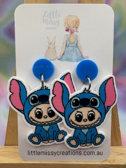 Labubu Stitch Dangles