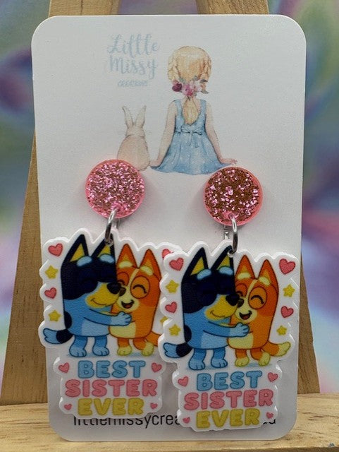 Best Sister Ever Dangles