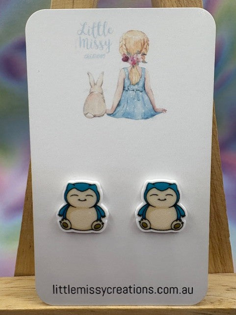 Snorlax Studs