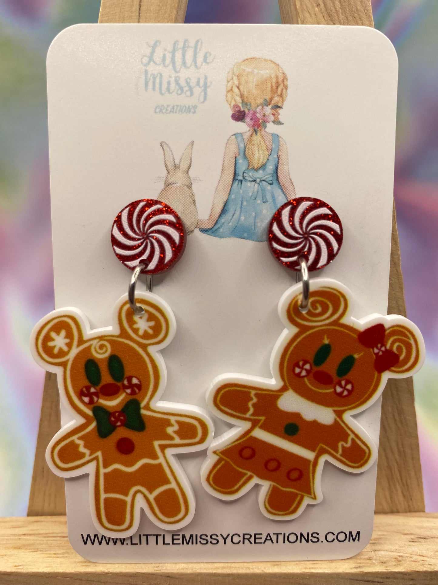 Gingerbread Boy and Girl Dangles